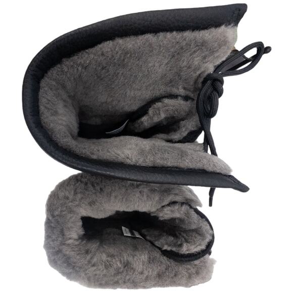 Authentic Ugg Adirondack III Tall Boot Black Gray Womens Waterproof Winter Snow - Picture 9 of 11